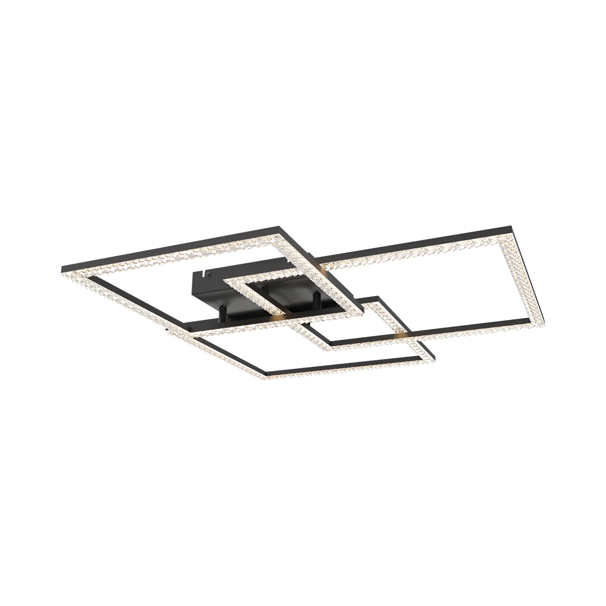 Braytron Crystal Plafondlamp 80W Zwart B 3IN1 RMT