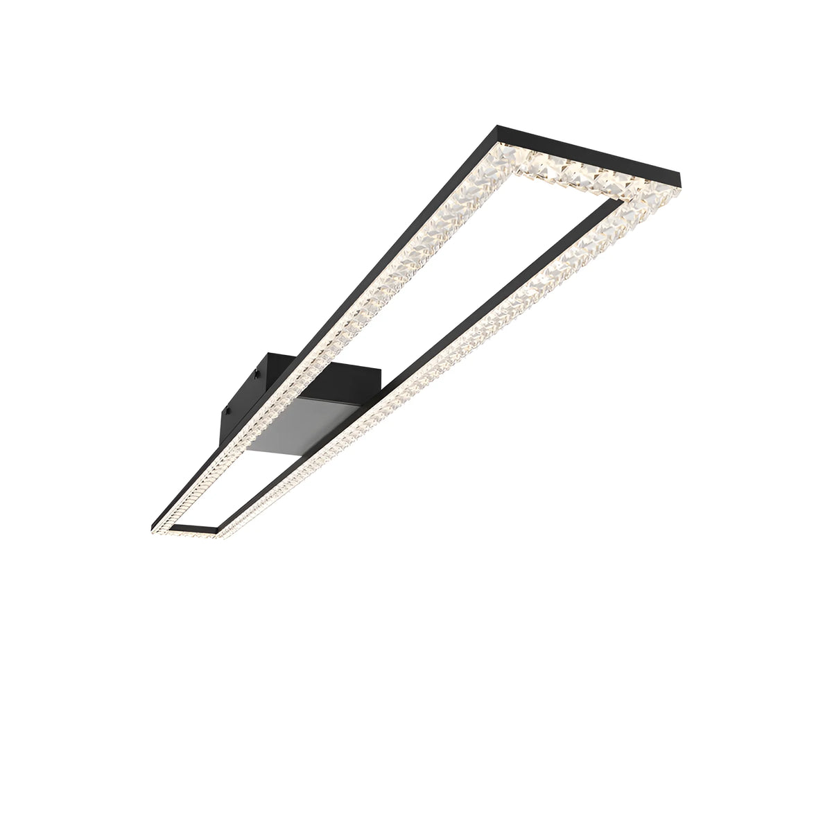 Braytron Crystal Plafondlamp 40W Zwart C 3IN1 RMT