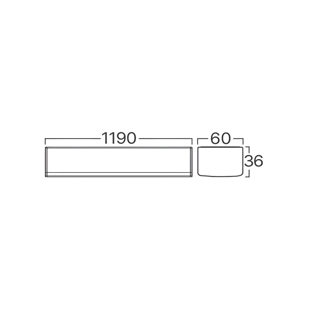 Braytron Proline LED Balklamp 36W Wit PT 1.2MT 3IN1