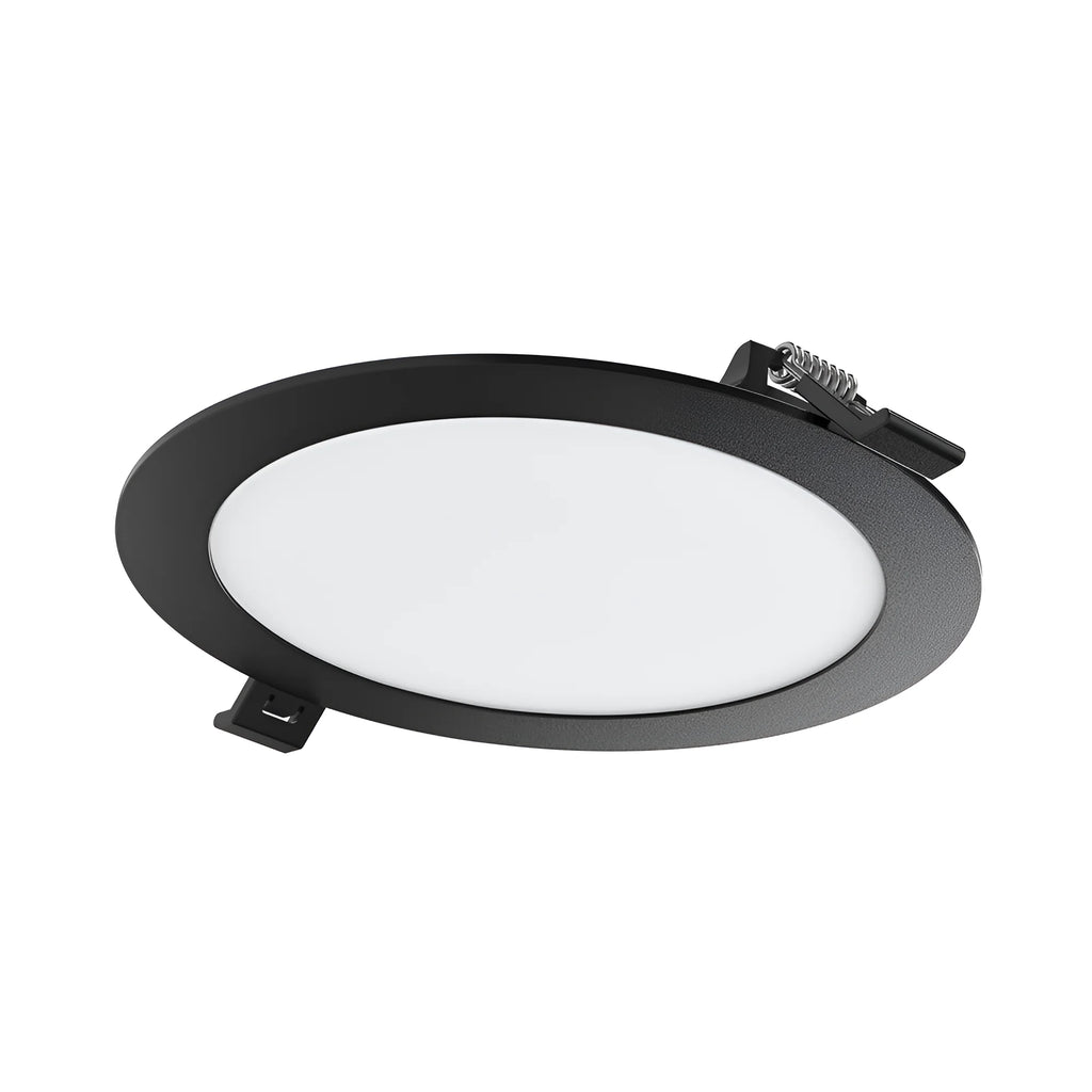 Braytron Smd LED Paneel 12W Zwart CRP RND DIM 8INC 3IN1