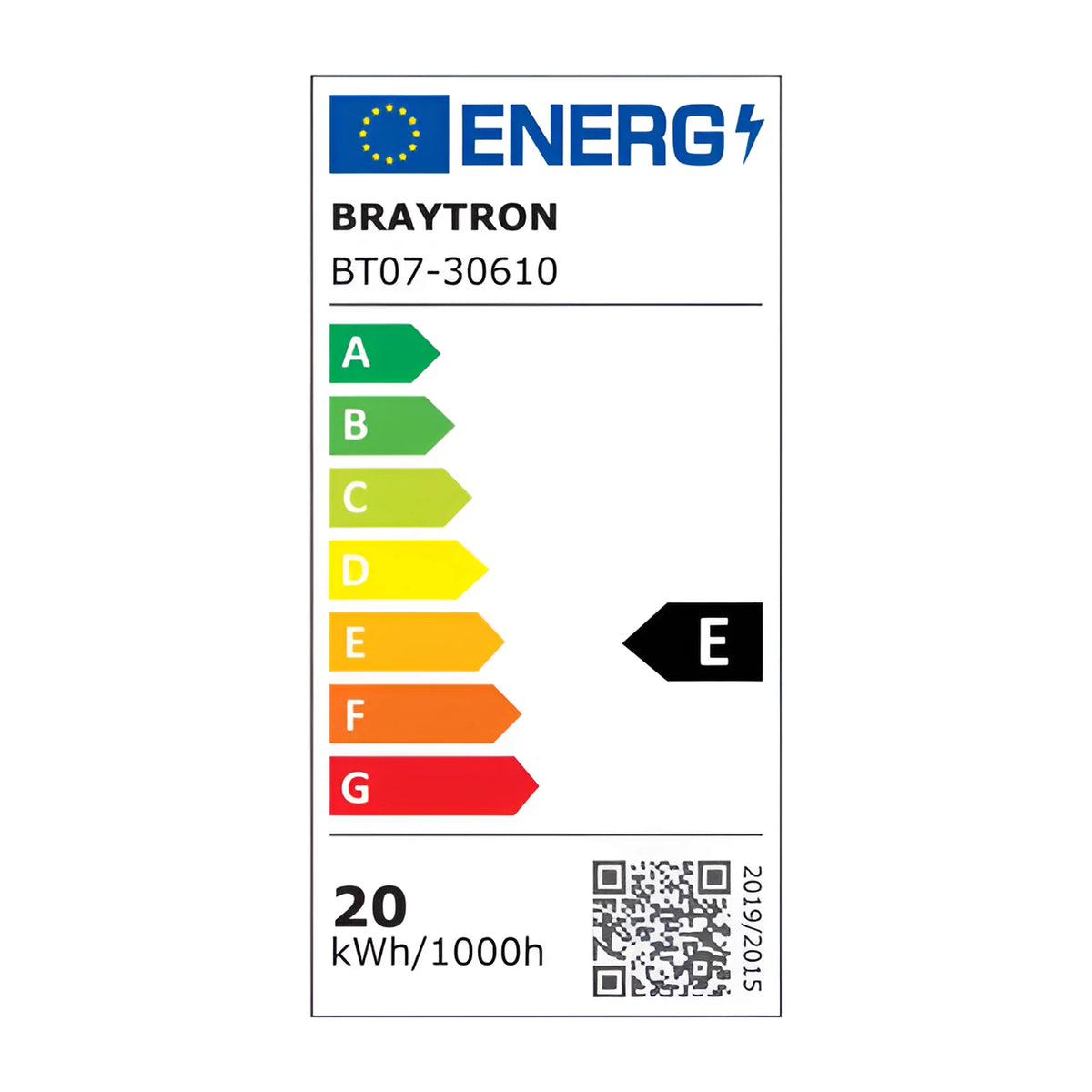 Braytron Proline Waterdichte Armatuur 20W 4000K IP65 IPG M