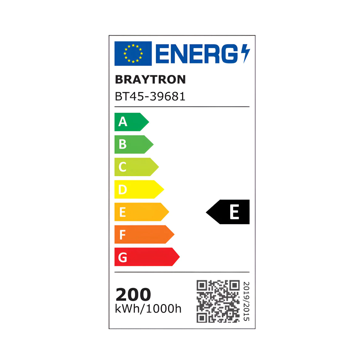 Braytron Hibay Highbay-armatuur 200W IP65 Zwart ESP 3IN1