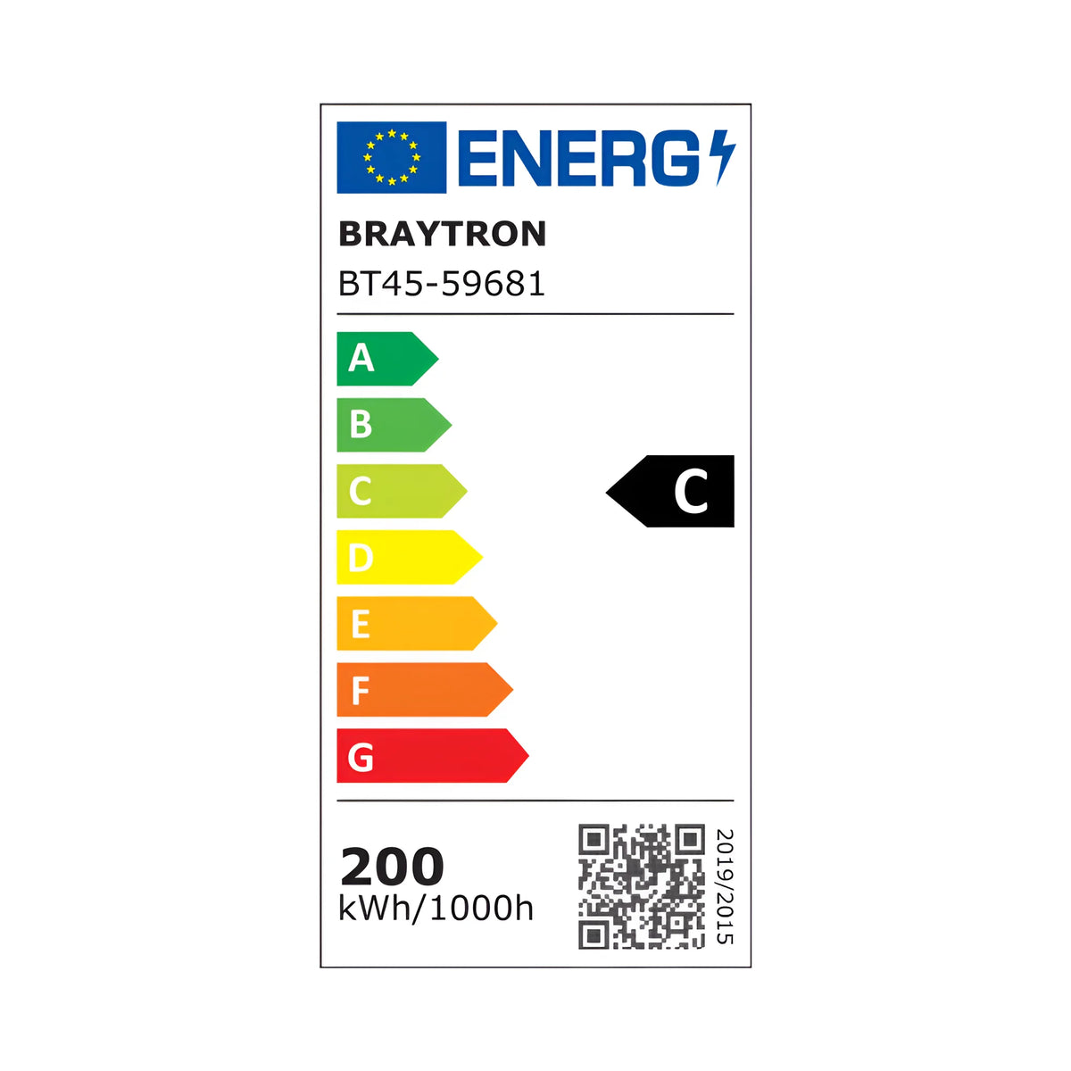 Braytron Hibay Highbay-armatuur 200W IP65 Zwart ESC 3IN1