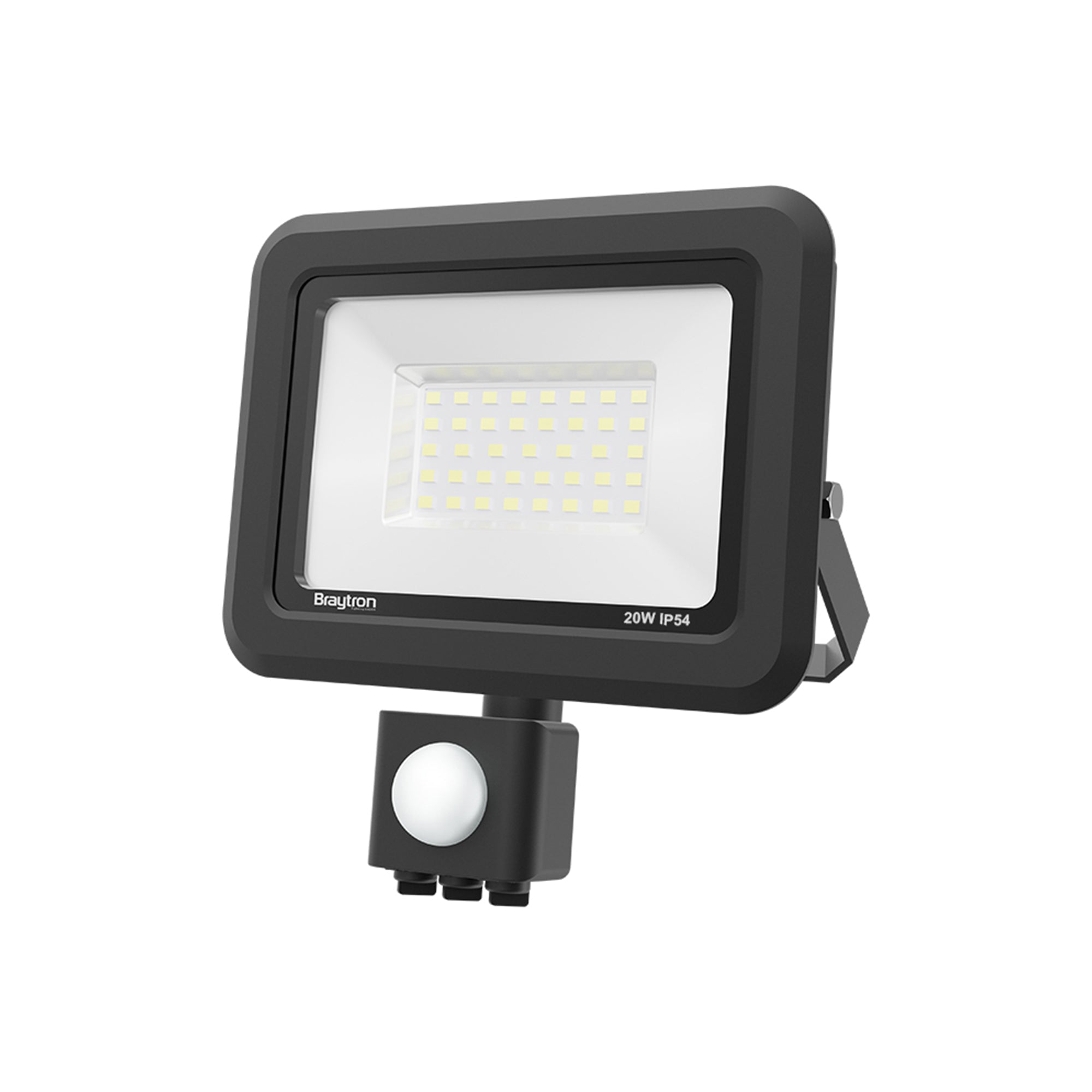 Braytron Flood LED Schijnwerper 20W 3000K IP54 Grijs SC SNS