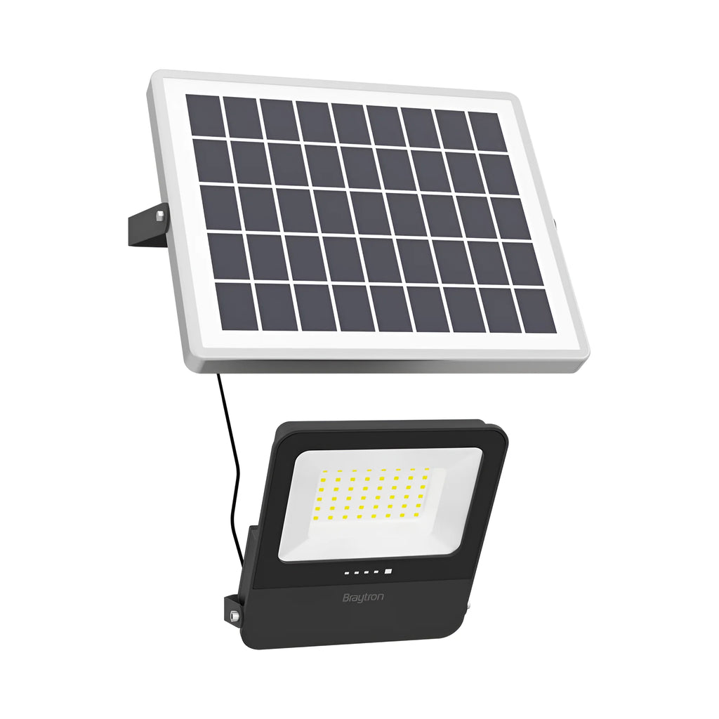 Braytron Solar Pl Solar Schijnwerper 30W IP65 3IN1 RMT