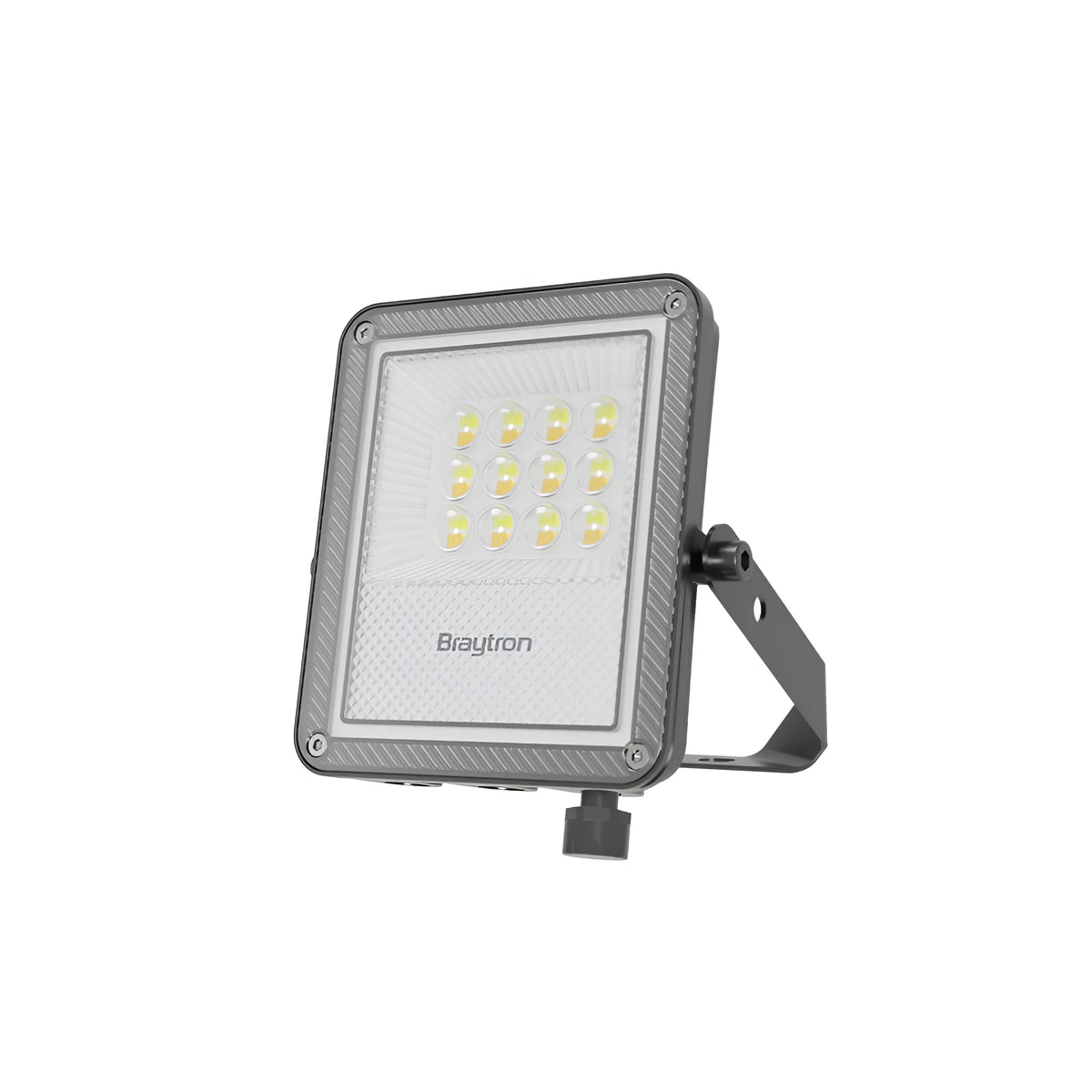 Braytron Flood LED Schijnwerper 10W IP65 Grijs PF 3IN1
