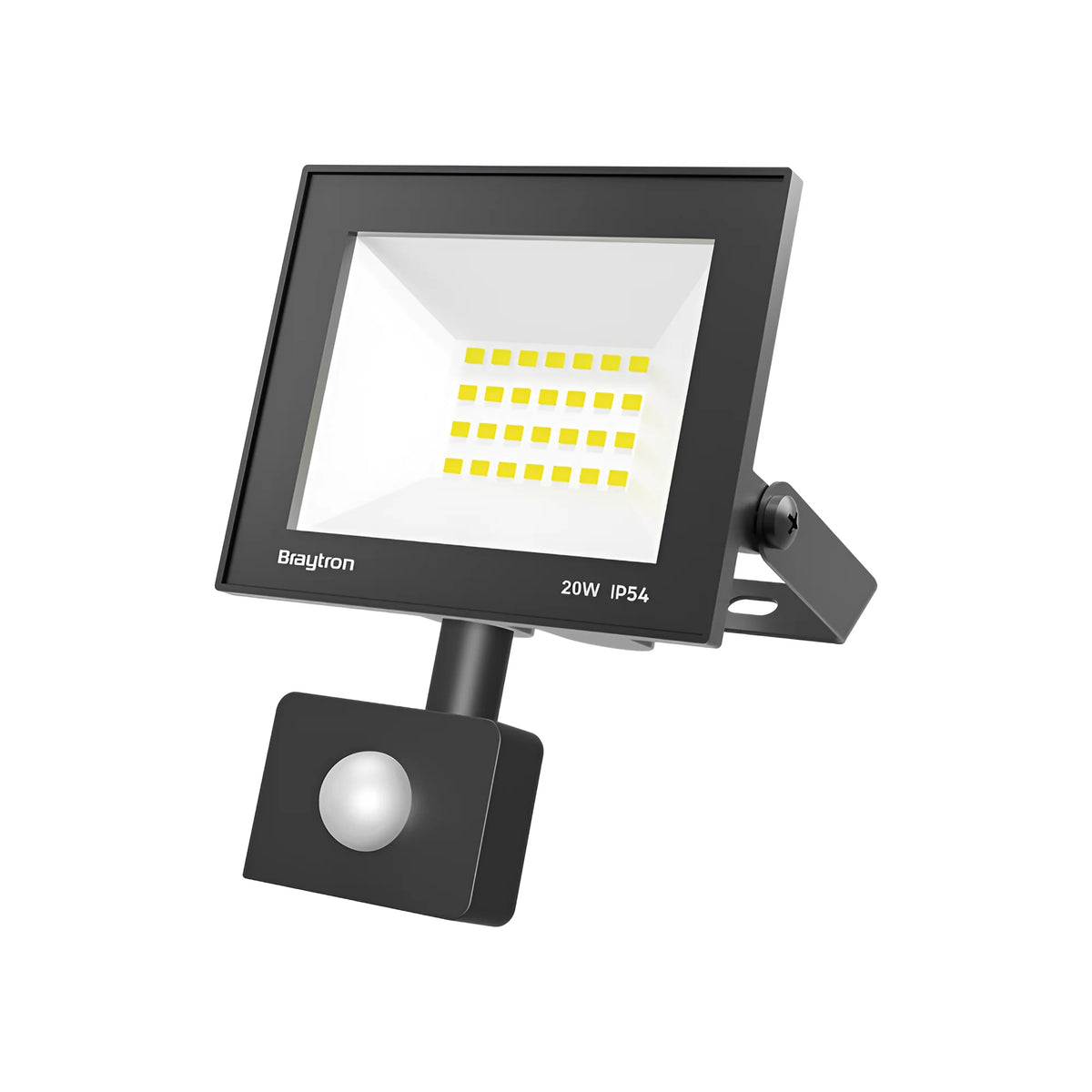 Braytron Flood LED Schijnwerper 20W 6500K IP54 Zwart CF SNS