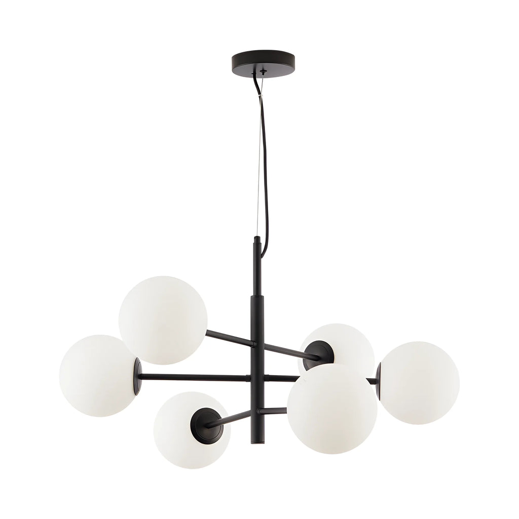 Braytron S012C Hanglamp Zwart 6H 6xG9 OPL