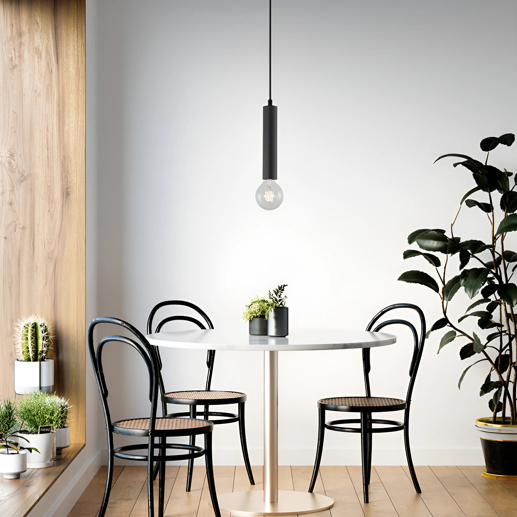 Braytron G005R Hanglamp Zwart 1H 1xE27