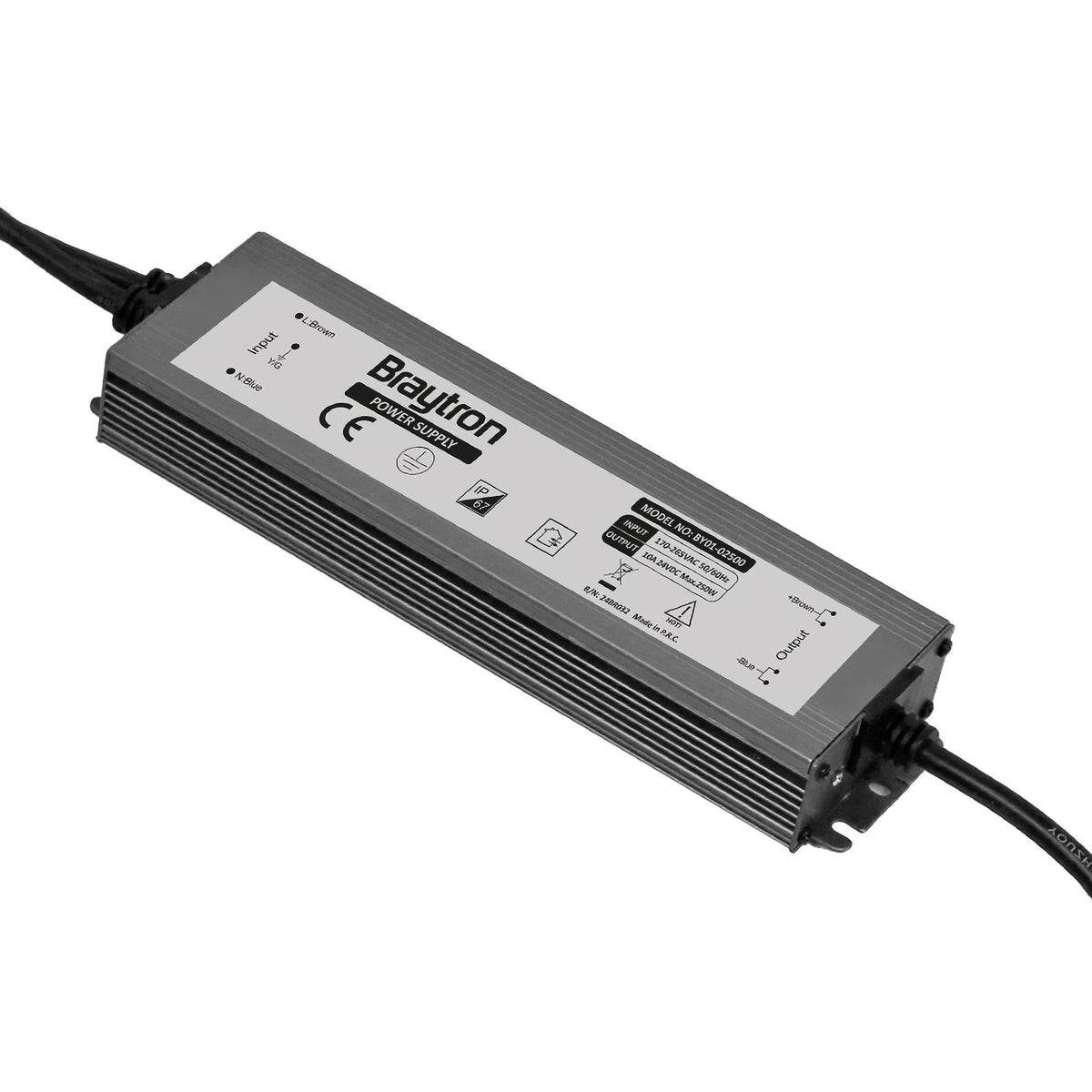 Braytron Voeding 250W IP67 24VDC
