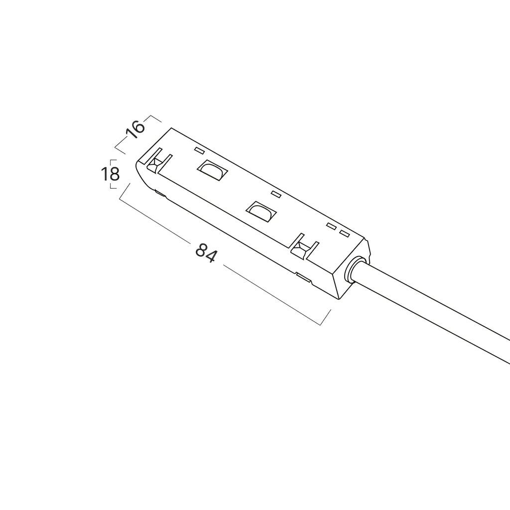 Braytron M20 Connector 48VDC Zwart SC01 2