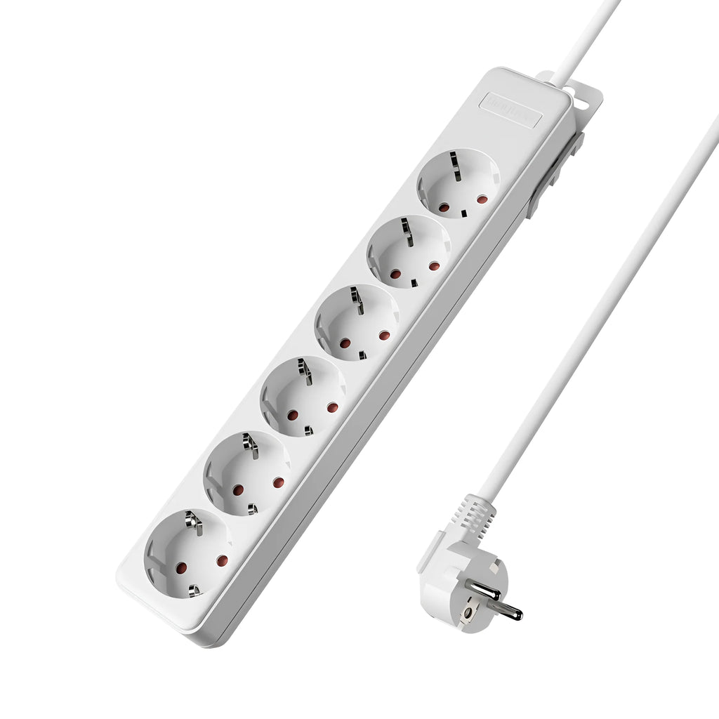 Braytron Xline Verlengsnoer met stekkerdoos 6WAY EU 3x1,5mm2 1,5M