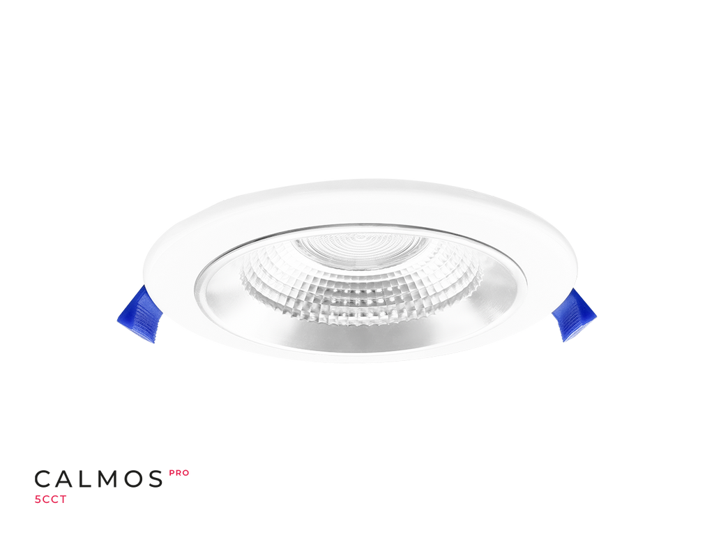 Downlight CALMOS PRO 5CCT (2,7/3/4/5/6K) 24/34W 4080lm 60° rond IP65 wit UGR<19 PRIME