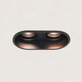 Artdelight Rex - Inbouwspot - 2 lichts - Zwart