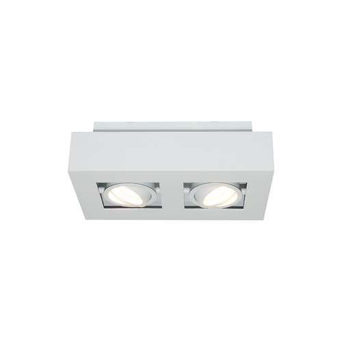 Artdelight Bosco - Opbouwspot - 2 lichts - Wit