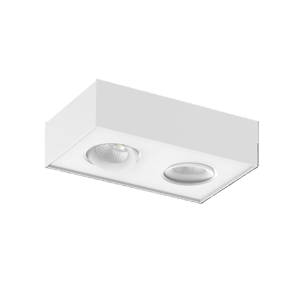 Artdelight Brooklyn - Opbouwspot - Dim-To-Warm - 2 lichts - Wit