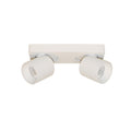 Artdelight Laguna - Opbouwspot - 2 lichts - Wit