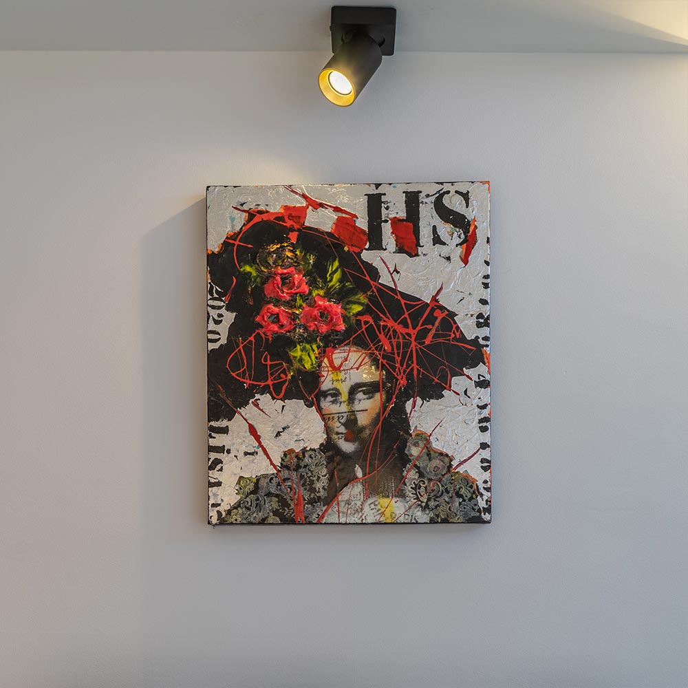 Artdelight Megano - Opbouwspot - 1 lichts - Wit