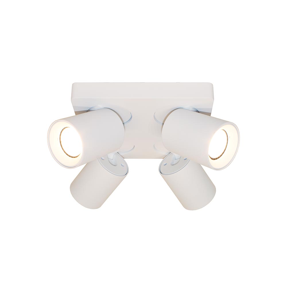 Artdelight Megano - Opbouwspot - 1 lichts - Wit
