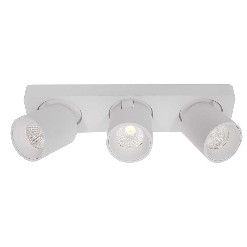 Artdelight Laguna - Opbouwspot - 3 lichts - Wit