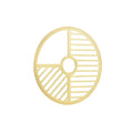 Artdelight Luna/Moon - Ring/Plafonnière/Wandlamp - Mat goud
