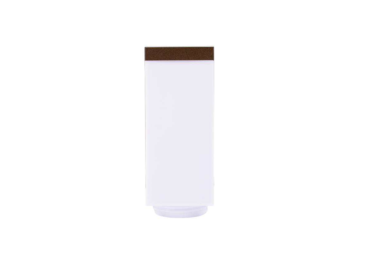 Tuinpaal CUBE vierkant corten E27 80cm LITE