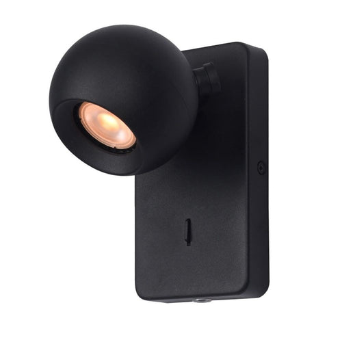 Artdelight Bolero - Wandlamp - Zwart