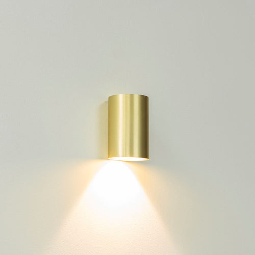 Artdelight Brody 1 - Wandlamp - Goud geborsteld