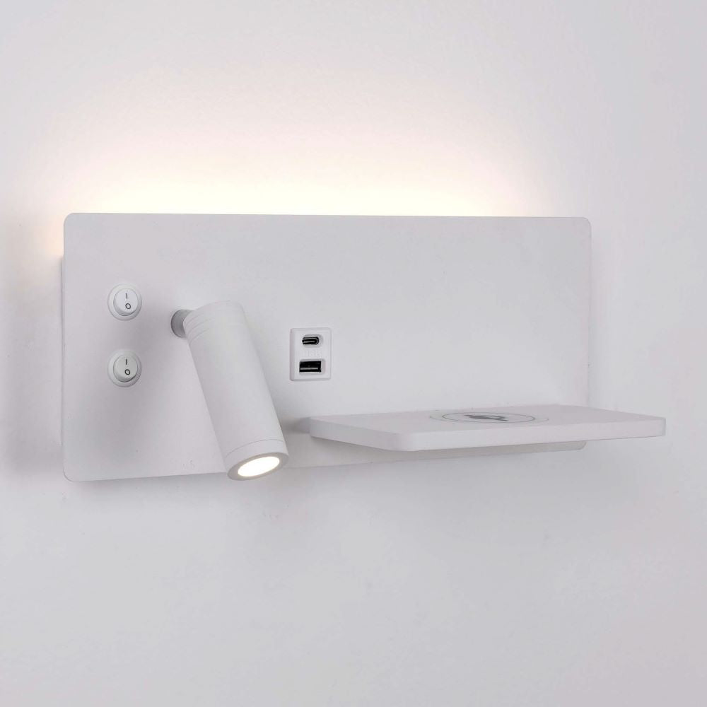 Artdelight Charge - Bedlamp - Links - Wit