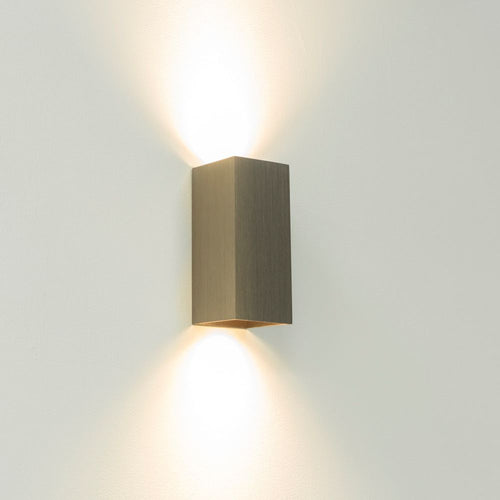 Artdelight Dante2 - Wandlamp - Licht brons
