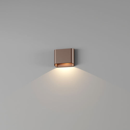 Artdelight Diaz 1L - Wandlamp - 1-lichts - Brons geborsteld