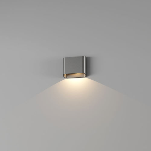 Artdelight Diaz 1L - Wandlamp - 1-lichts - Gun metal