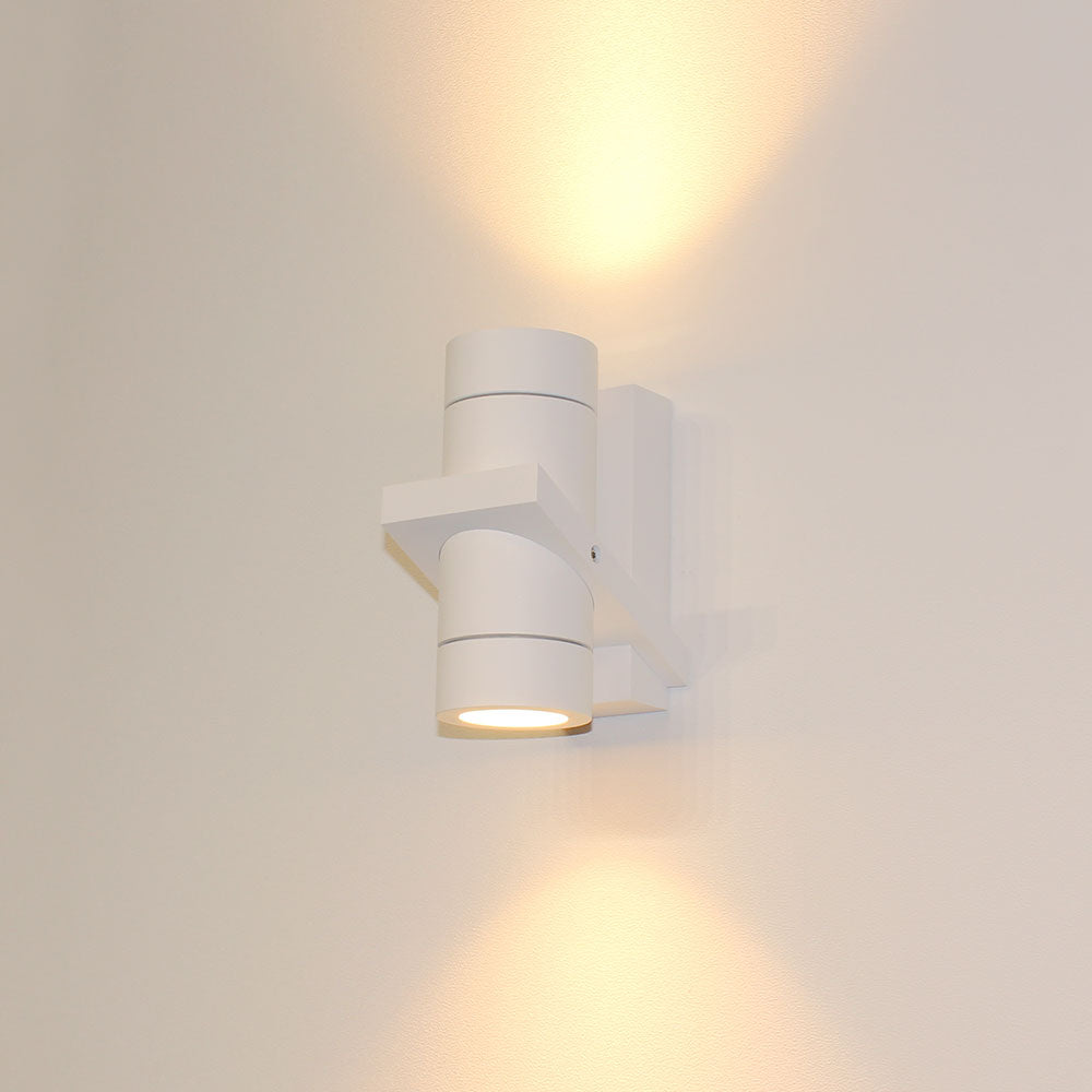 Artdelight Double - Wandlamp - Wit