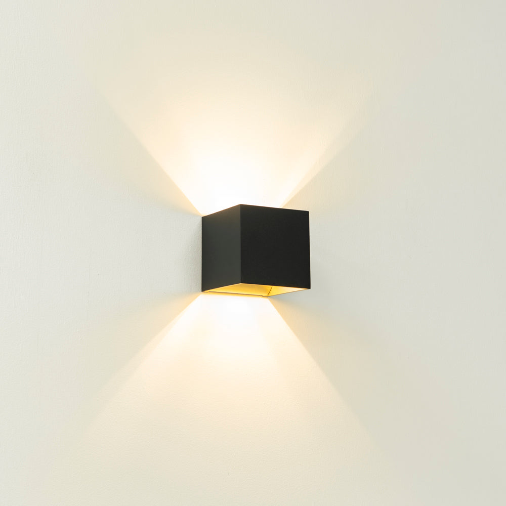 Artdelight Gymm - Wandlamp - Zwart/goud