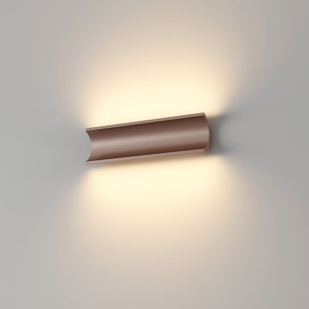Artdelight Malibu - Wandlamp - 2 lichts - Brons geborsteld