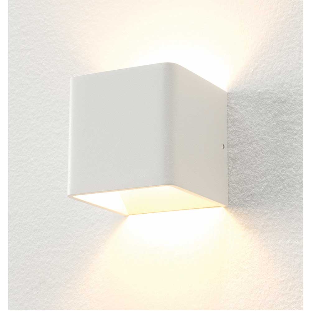 Artdelight Fulda - Wandlamp - Wit