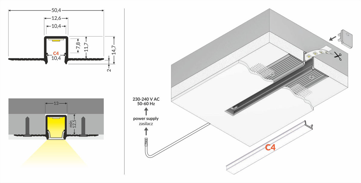HIDE10 profiel C4 3000 anode.