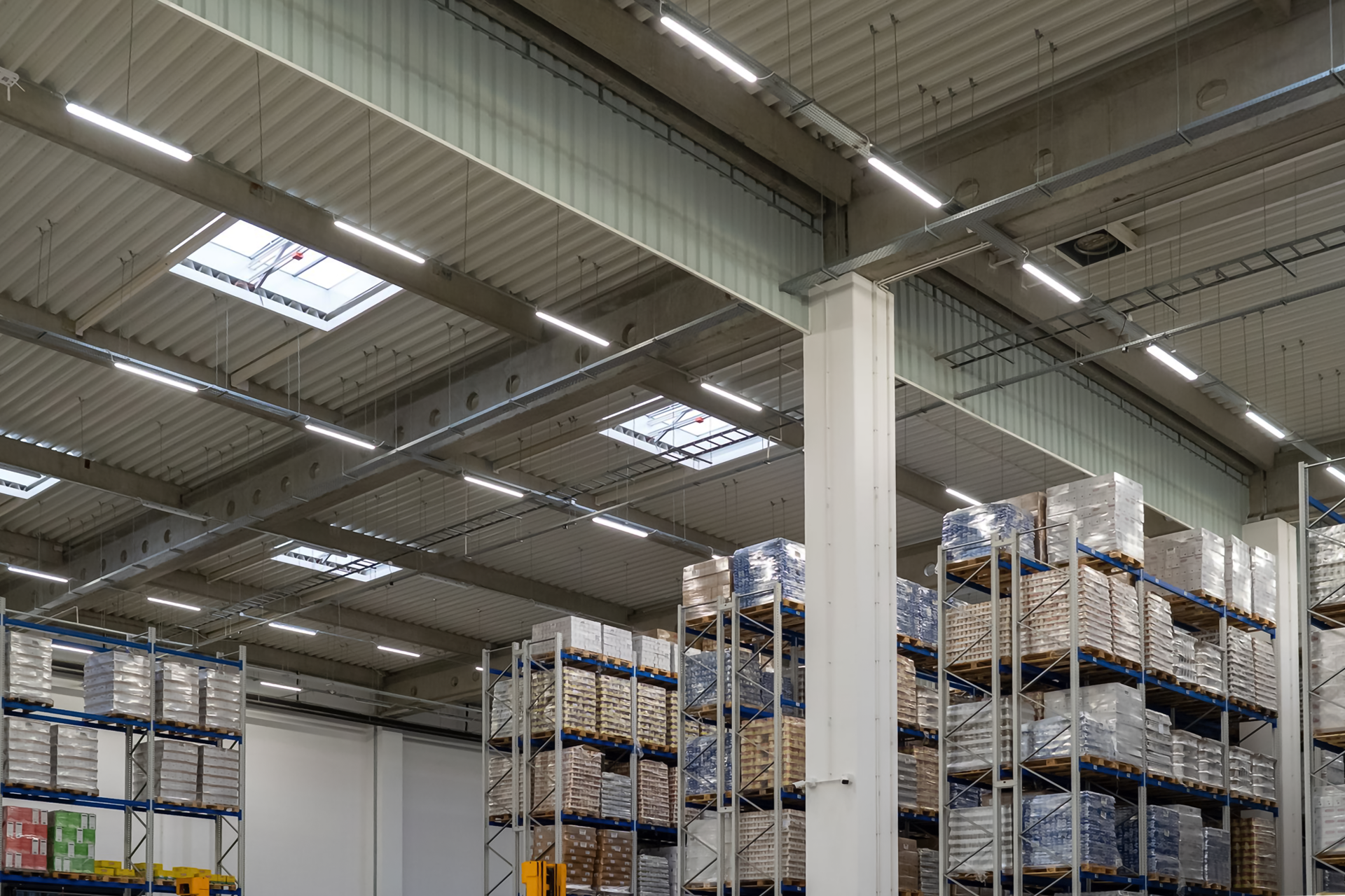 LED line hermetische armatuur RANGER 3CCT 3K/4K/5K 10-40W 6000lm IP66 120cm grijs PRIME noodmodule LAW 3h AT