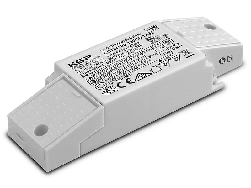 LED TRIAC driver KGP 7W 100-180ma 26-40V Triac dimbaar - Afbeelding 2