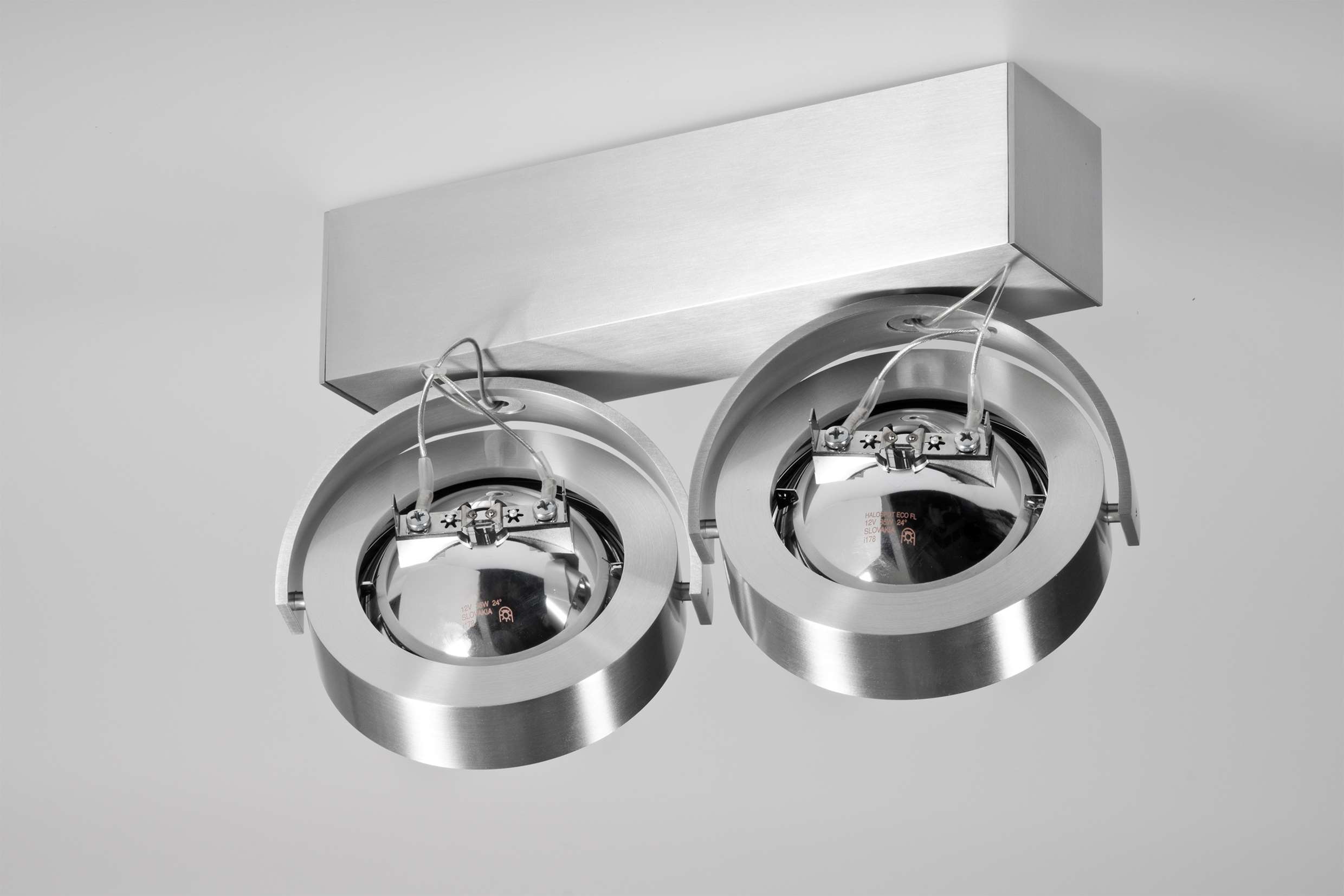 Plafondlamp 2l alu "Dutchess" 25x6cm excl QR111 - Afbeelding 2
