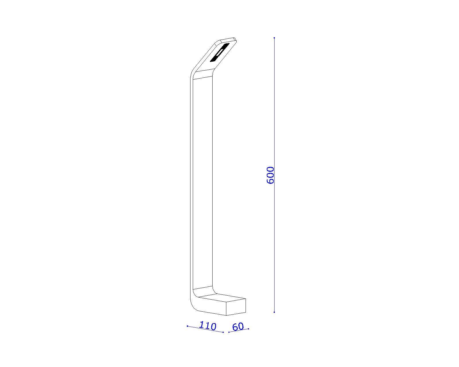 VL 1l zwart "Koloa" 60h LED 6W 2700K 720lm - Afbeelding 2