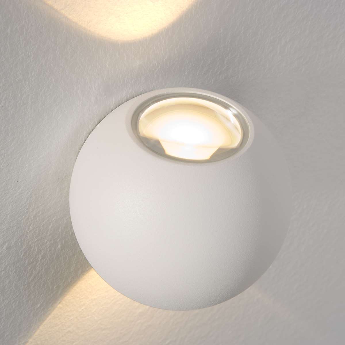 Wandlamp 2l wit "Denver" ?10cm IP54 dimbaar LED 2x4W 2700K 2x440lm - Afbeelding 5