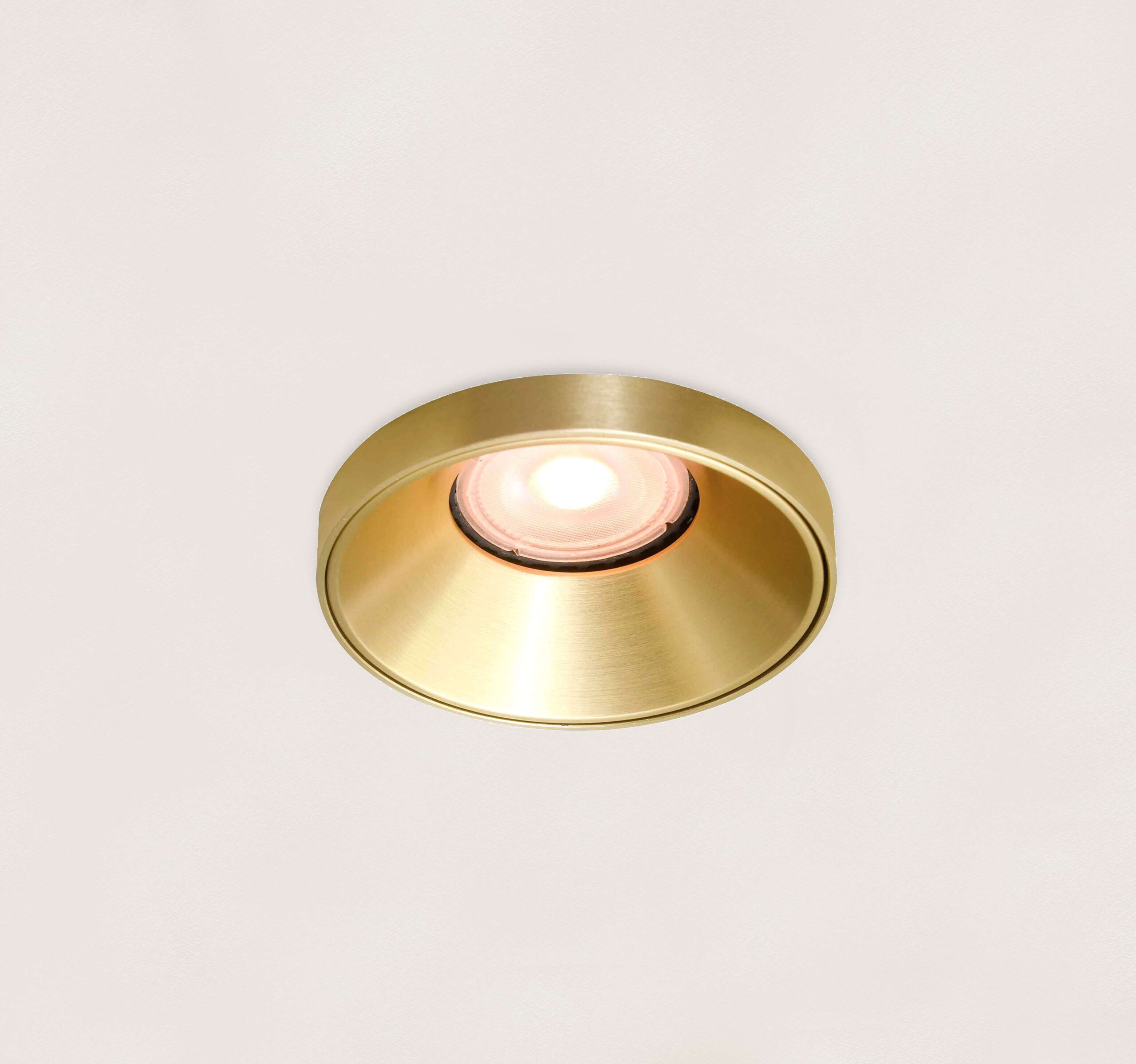 DL 1l mat goud "Malmo" ?8,5cm 3h IP20 excl GU10 - Afbeelding 2