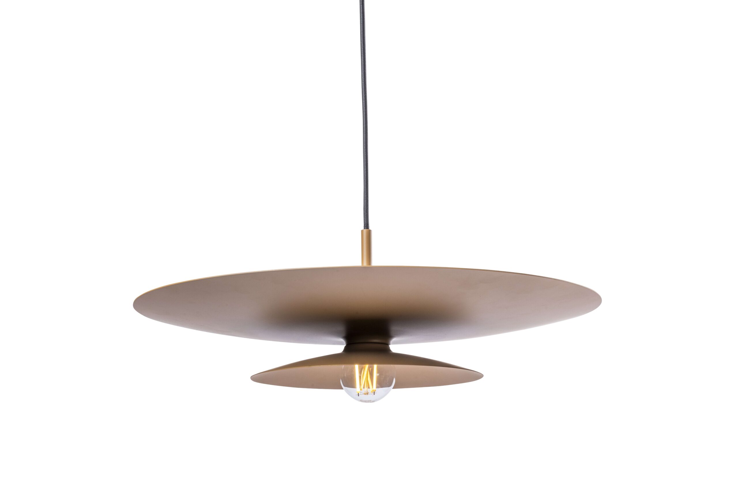 Hanglamp 1l bruin "Linares" ?50cm 16,5h excl E27 - Afbeelding 3
