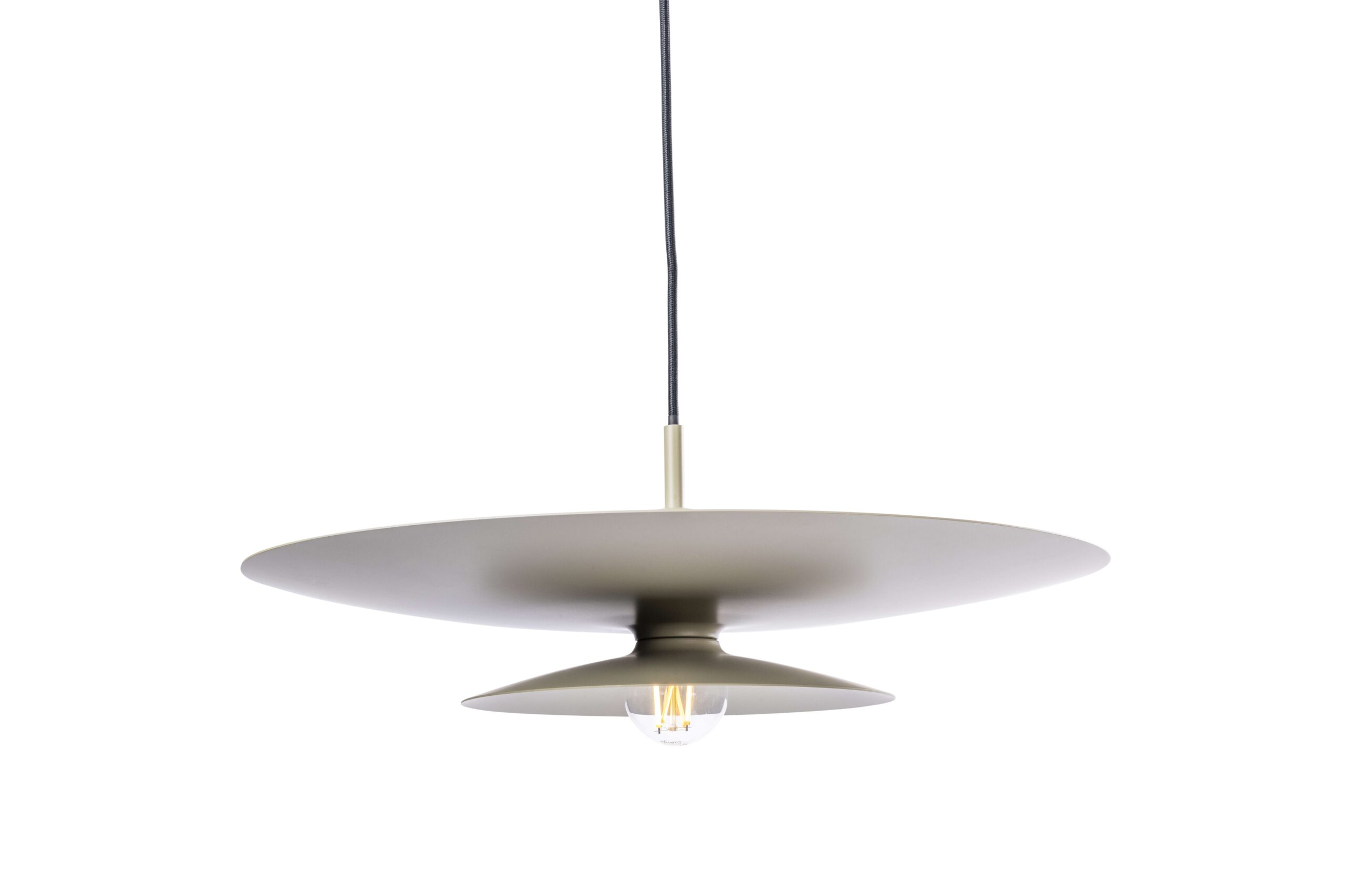 Hanglamp 1l kaki "Linares" ?50cm 16,5h excl E27 - Afbeelding 3