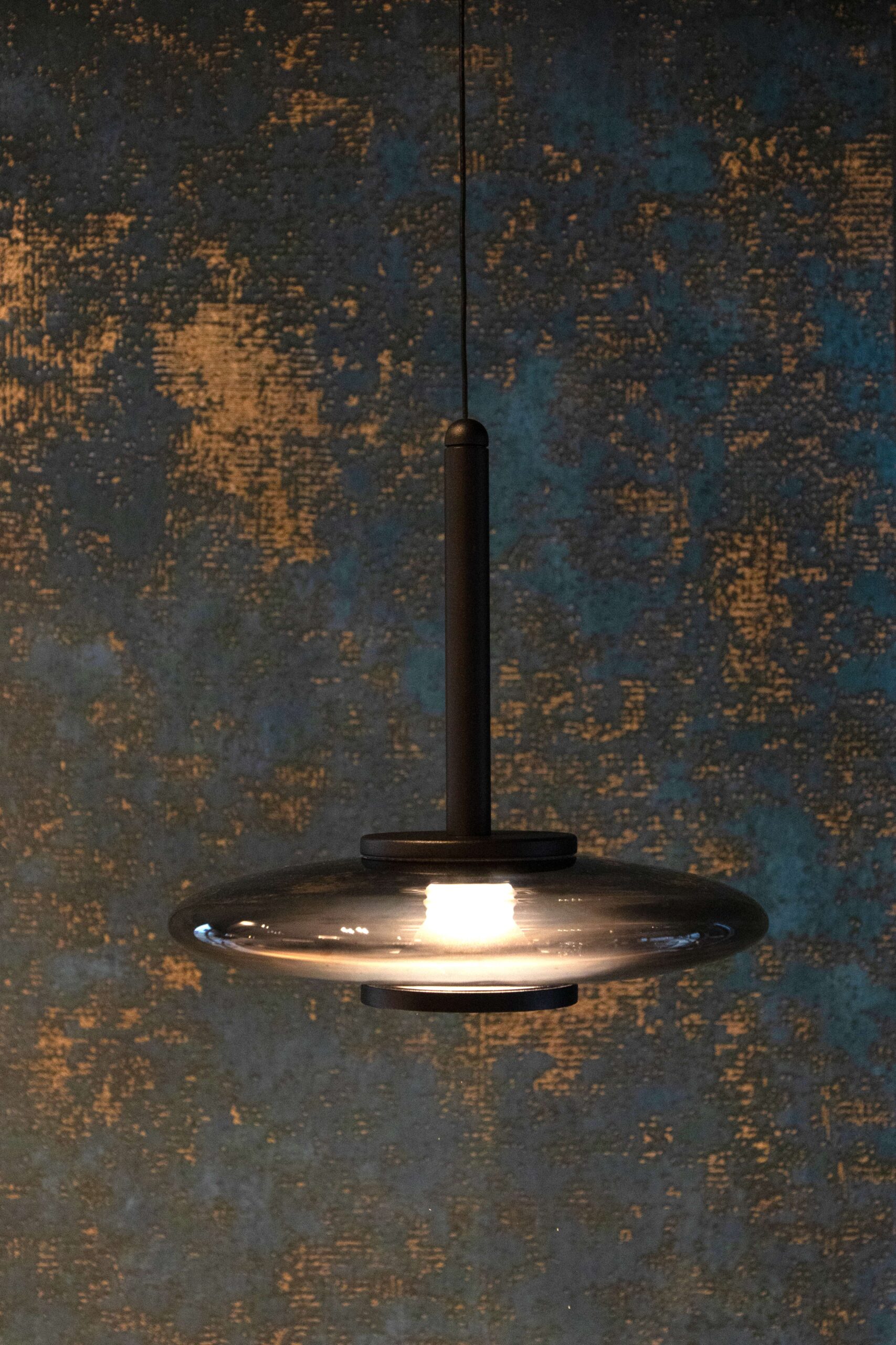 Hanglamp 1l zwart + smoke glas IP20 dimbaar LED 11W 2700K - Afbeelding 3