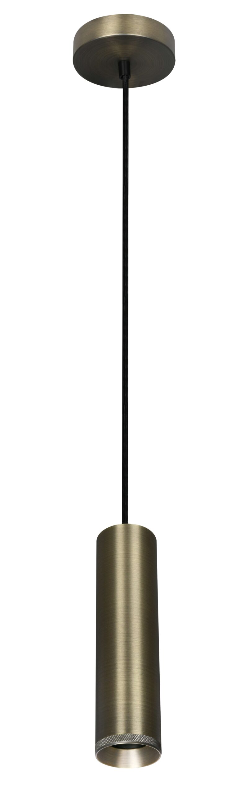 Hanglamp 1l antiek brons "Milano" 25h snoer 120cm excl GU10 - Afbeelding 2