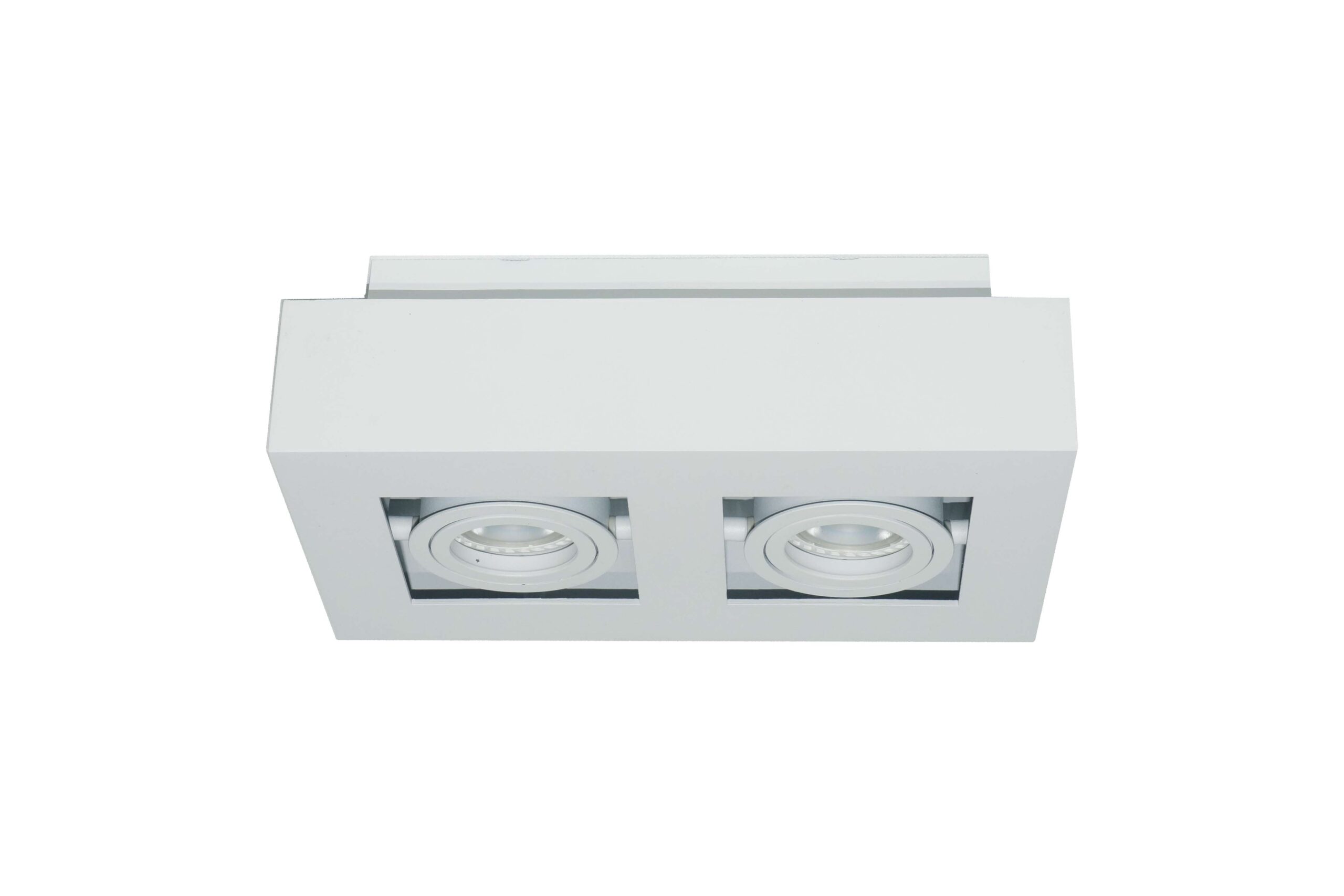 Plafondlamp 2l wit "Bosco" 25x14xH8,5cm excl. GU10 35W max - Afbeelding 2