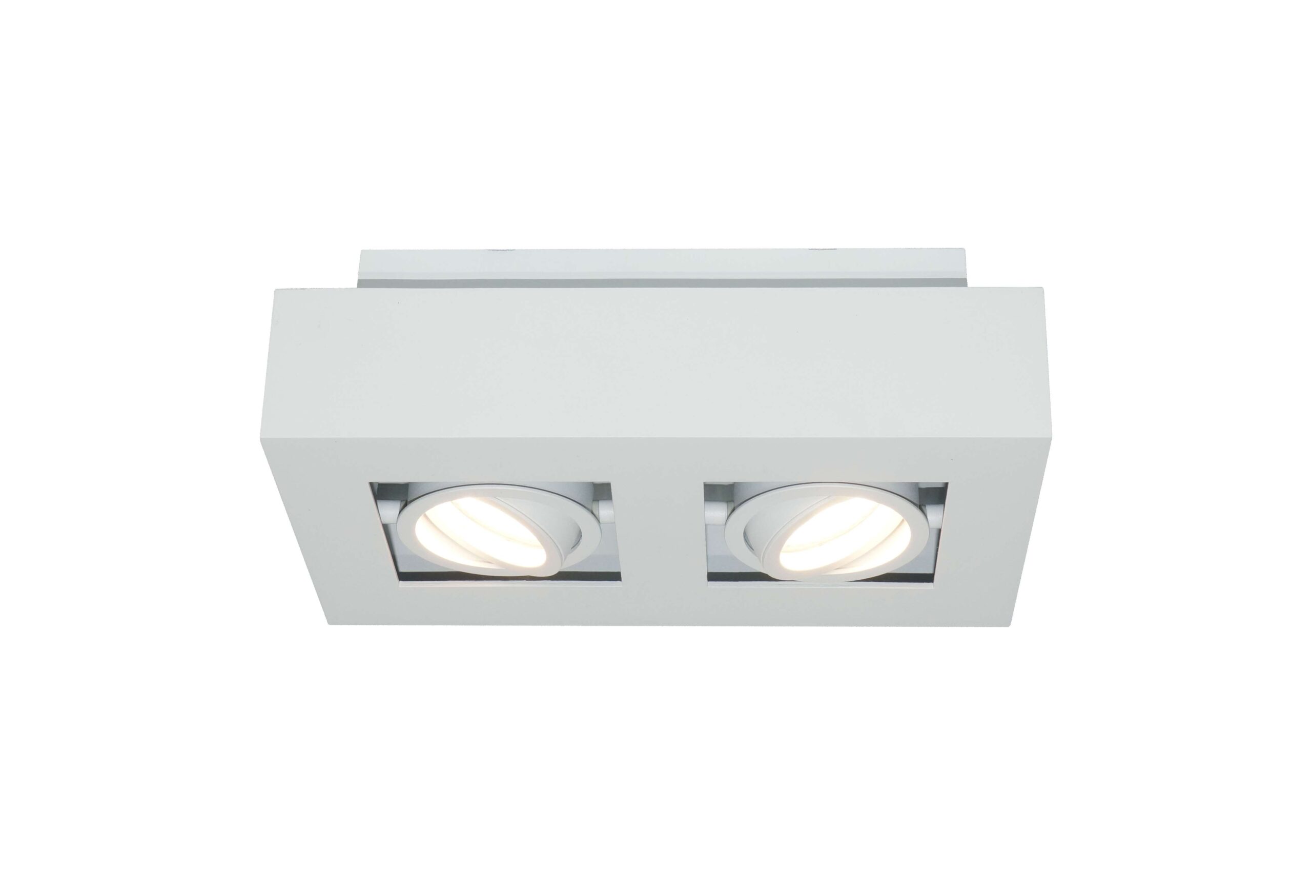 Plafondlamp 2l wit "Bosco" 25x14xH8,5cm excl. GU10 35W max - Afbeelding 4