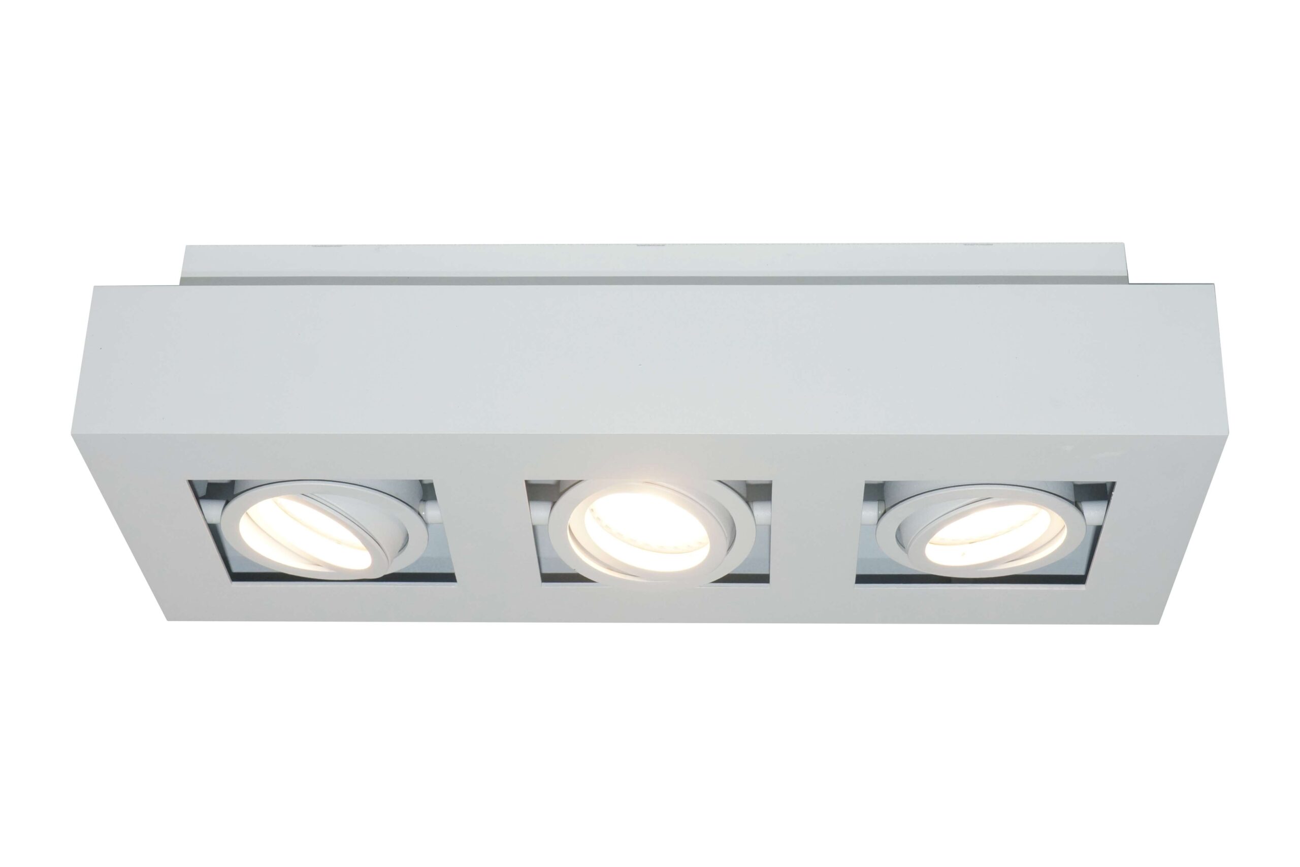 Plafondlamp 3l wit "Bosco" 36x14xH8,5cm excl. GU10 35W max - Afbeelding 3